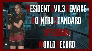 Resident Evil 3 Remake - speedrun- No Intro Standard World Record 42:00