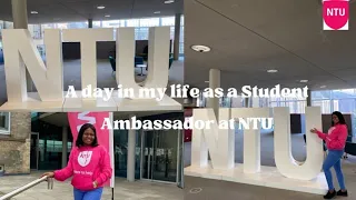 UK VLOG #5: A Day in my life as a STUDENT AMBASSADOR at NTU |Mini Campus Tour
