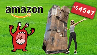 We Bought A MONSTER Amazon Returns Pallet For $600 - Unboxing $4500 In MYSTERY Items!