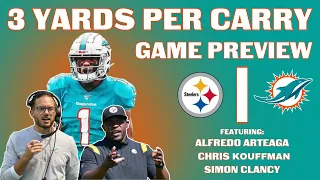 3 Yards Per Carry Week 7: Miami Dolphins vs Pittsburgh Steelers Preview | Episode 5305