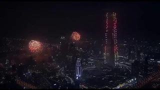 OFFICIAL Burj Khalifa, DUBAI - 2015 New Years Fireworks Show [HD]