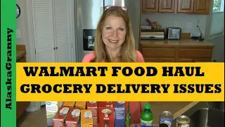 Walmart Haul Grocery Delivery...Food Stockpile Additions...Prepping Tips