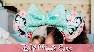 HOW TO MAKE MINNIE MOUSE EARS || Easy DIY (sew and no sew) || This is Disney Life