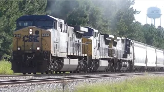 [3H] CSX Abbeville Sub: Several Trains of Healthy Size, Hull - Carlton GA, 08/13/2016 ©mbmars01