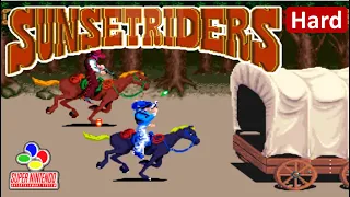 Sunset Riders (1993) - SNES Longplay Hard Mode | NostalGamerBR