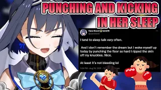 Kronii Talks About Her Sleep Punching and Kicking Habit