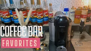 My Coffee Bar Favorites