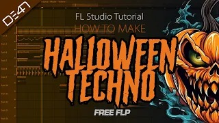 HOW TO MAKE HALLOWEEN TECHNO - FL Studio Tutorial (+FREE FLP)