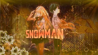 「 SNOWMAN ☃️🧡 」 |  Your lie in April || AMV/ EDIT !!