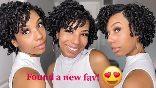 My New Favorite Wash n Go Combo w/ DESIGN ESSENTIALS | INSANE results!