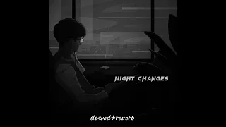 One direction - Night changes (Slowed+reverb)