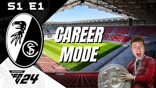 Road To Glory Begins - FC 24 SC Freiburg Career Mode (S1 E1)