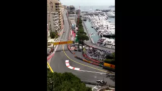 Raikkonen Ferrari crash fp3, Monaco