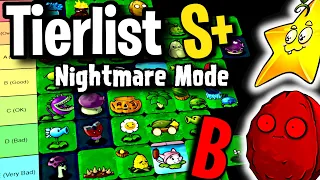 Plants Vs Zombies NIGHTMARE Mode TIER LIST! (PvzOri?ginal) Part 5