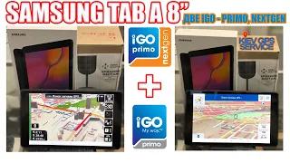 Две IGO для дальнобоя в планшет SAMSUNG TAB A 8’’ NEXTGEN skin PONGO и IGO PRIMO 2020 Q4