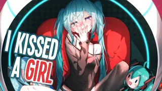 Nightcore - I Kissed A Girl (Rock Version) (Lyrics)