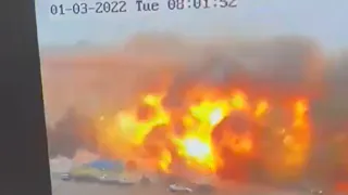 LIVENewsblog zum Ukraine-Krieg
                           AufnahmenzeigenheftigeExplosioninCharkiw
