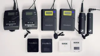 Rode Wireless GO vs Sennheiser XS vs FotoWelt AirPlus vs FotoWelt MK-7 lavalier sound-quality test