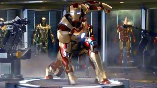 Iron Man Mark 42 Suit Up Scene | Iron Man 3 (2013) Movie CLIP 4K