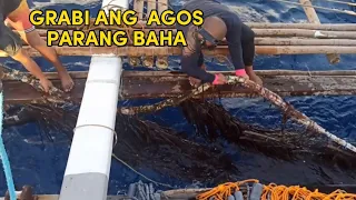 LUMUBOG ANG BUYA NAMIN SA LAKAS NG AGOS GRABI LAKAS PARANG BAHA PANGULONG FISHING ROMBLON...