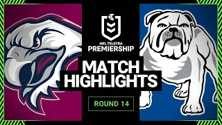 Manly-Warringah Sea Eagles v Canterbury-Bankstown Bulldogs | Match Highlights | Round 14, 2013 | NRL