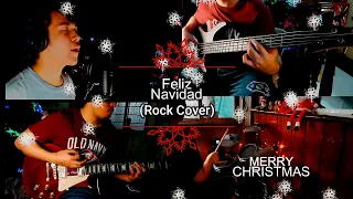 Feliz Navidad (Rock Cover) ft.my bro