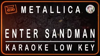 METALLICA - ENTER SANDMAN - KARAOKE LOW KEY (Db=LA)