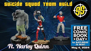 Heroclix Suicide Squad Team Build Ft. Harley Quinn(Free comic book day 2024)