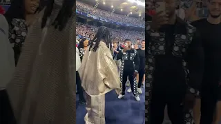 Burna boy at the Champions League final game #music #musicalconcert #afrobeat #concert #stadiumtour