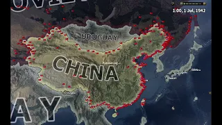 Soviet Union vs United China [Hoi4 Timelapse]