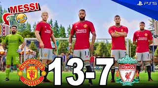 PS5 l FC 24 VOLTA - MESSI , RONALDO , HAALAND , MBAPPE , NEYMAR | MANCHESTER UNITED VS LIVERPOOL