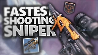 Destiny - "DESTROYING" with the FASTEST SHOOTING SNIPER in Destiny! (Live Crucible)