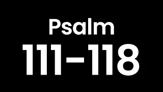 Year Through the Bible, Day 148: Psalm 111-118