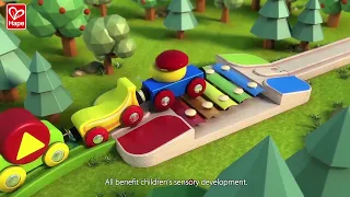 Hape Railway Playset for Toddler