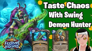 NOTHING can STOP Swing Demon Hunter! | Spell Demon Hunter | Hearthstone Demon Hunter Deck