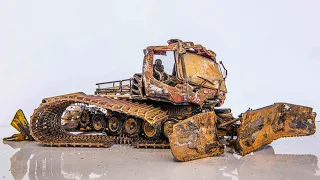 Snow Machine Pistenbully - Restoration Abandoned Model Truck