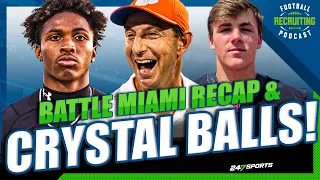 Football Recruiting Podcast: Battle Miami Full Breakdown 🏈 | Crystal Ball Picks 🔮 | Transaction Wire