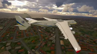 Dangerous Landing Antonov 225 at Fancisco Sa Carneiro ep.137 #richoviloid  #aviation