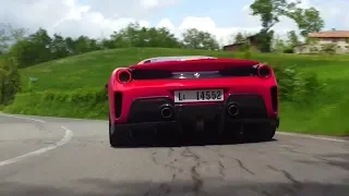 Ferrari 488 Pista Exhaust Sound