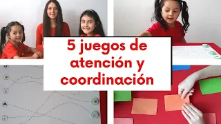 5 JUEGOS PARA TRABAJAR ATENCIÓN, CONCENTRACIÓN Y COORDINACIÓN