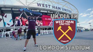 Así es un PARTIDO del WEST HAM UNITED| El ESTADIO de LONDRES: ¡FUTBOL, SUEÑOS rotos y BURBUJAS!