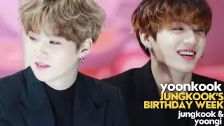 jungkook's relationship with yoongi, his 'suga hyung' #happyjungkookday