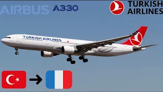 TURKISH AIRLINES AIRBUS A330-300 (Economy) | Istanbul - Paris