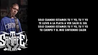 Santa Fe Klan   Tu Y Yo (LETRA)