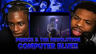 BabanTheKidd FIRST TIME reacting to Prince & The Revolution - Computer Blue! Prince is blindfolded??