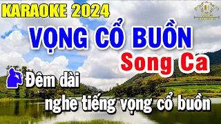 Vọng Cổ Buồn Karaoke Song Ca Nhạc Sống Âm Thanh Quá Hay | Trọng Hiếu