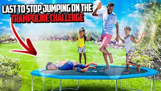 Last to Stop Jumping on the Trampoline Challenge