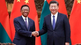 Chinese President Xi Jinping meets with Madagascan President