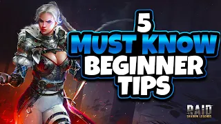 5 Beginner Tips for Raid Shadow Legends | What I WISH I Knew When I started...