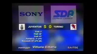 Juventus - Torino 5-0 (03.12.1995) 12a Andata Serie A.
